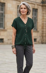 ENJOY blouse korte mouw