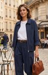 SOLANGE blouse lange mouw