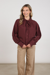 NUKUS blouse lange mouw