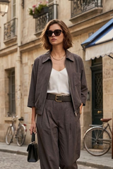 SOLANGE blouse lange mouw