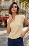 SOLANGE top korte mouw