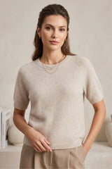 SOLANGE top korte mouw