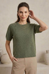 SOLANGE top korte mouw