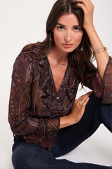 MORGAN blouse lange mouw