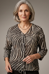 ENJOY blouse lange mouw