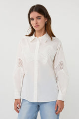 ESQUALO blouse lange mouw