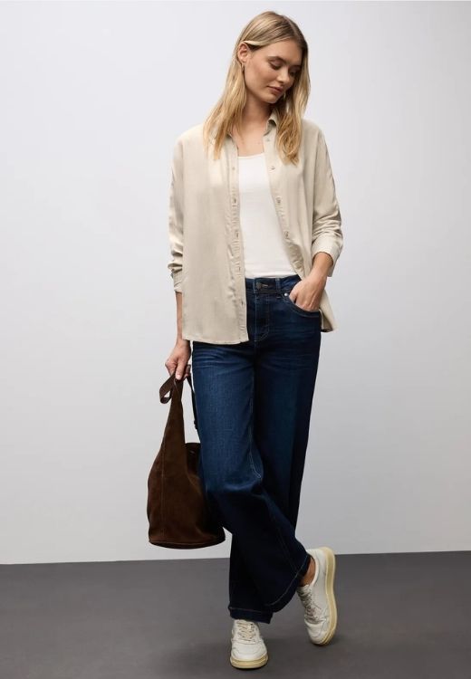 Street One blouse lange mouw