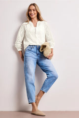 Street One blouse lange mouw