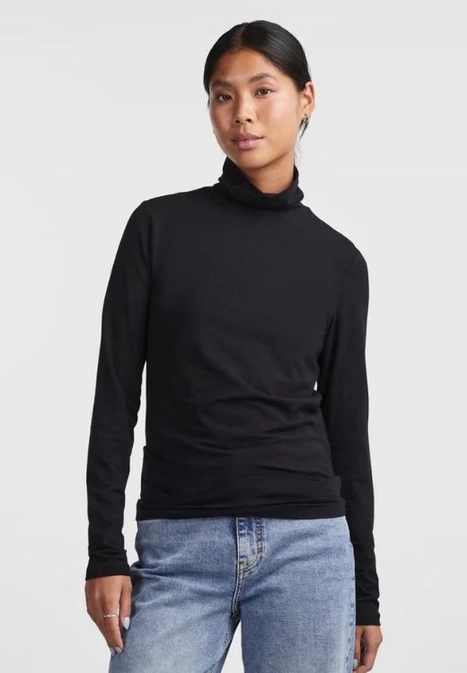 Pieces top lange mouw