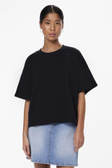 Pieces top korte mouw