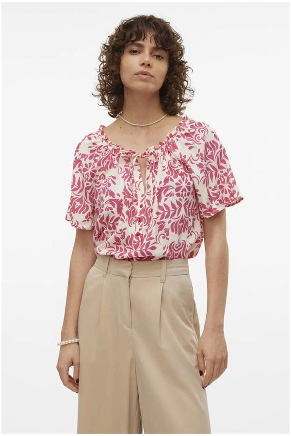 Vero Moda blouse korte mouw - Solange Fashion