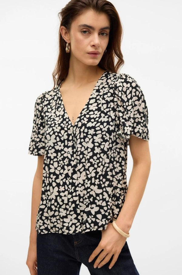 Vero Moda blouse korte mouw