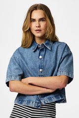 Pieces blouse korte mouw