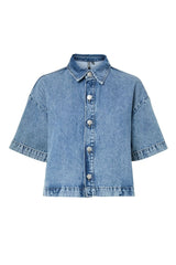 Pieces blouse korte mouw