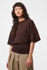 Pieces top korte mouw
