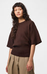 Pieces top korte mouw