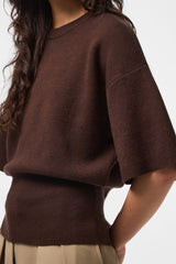 Pieces top korte mouw