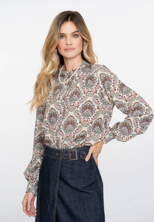 Geisha blouse lange mouw