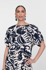 Geisha top korte mouw