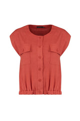 Geisha blouse korte mouw