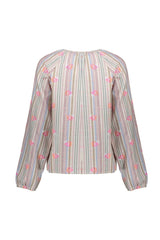 Geisha top lange mouw