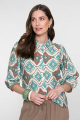 Geisha blouse lange mouw