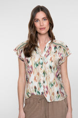 Geisha blouse korte mouw