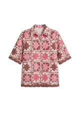 Geisha blouse korte mouw