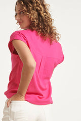 SMASHED LEMON blouse korte mouw - Solange Fashion