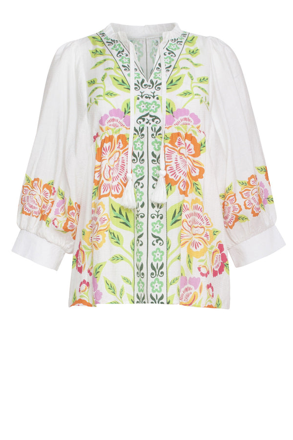 SMASHED LEMON blouse lange mouw - Solange Fashion