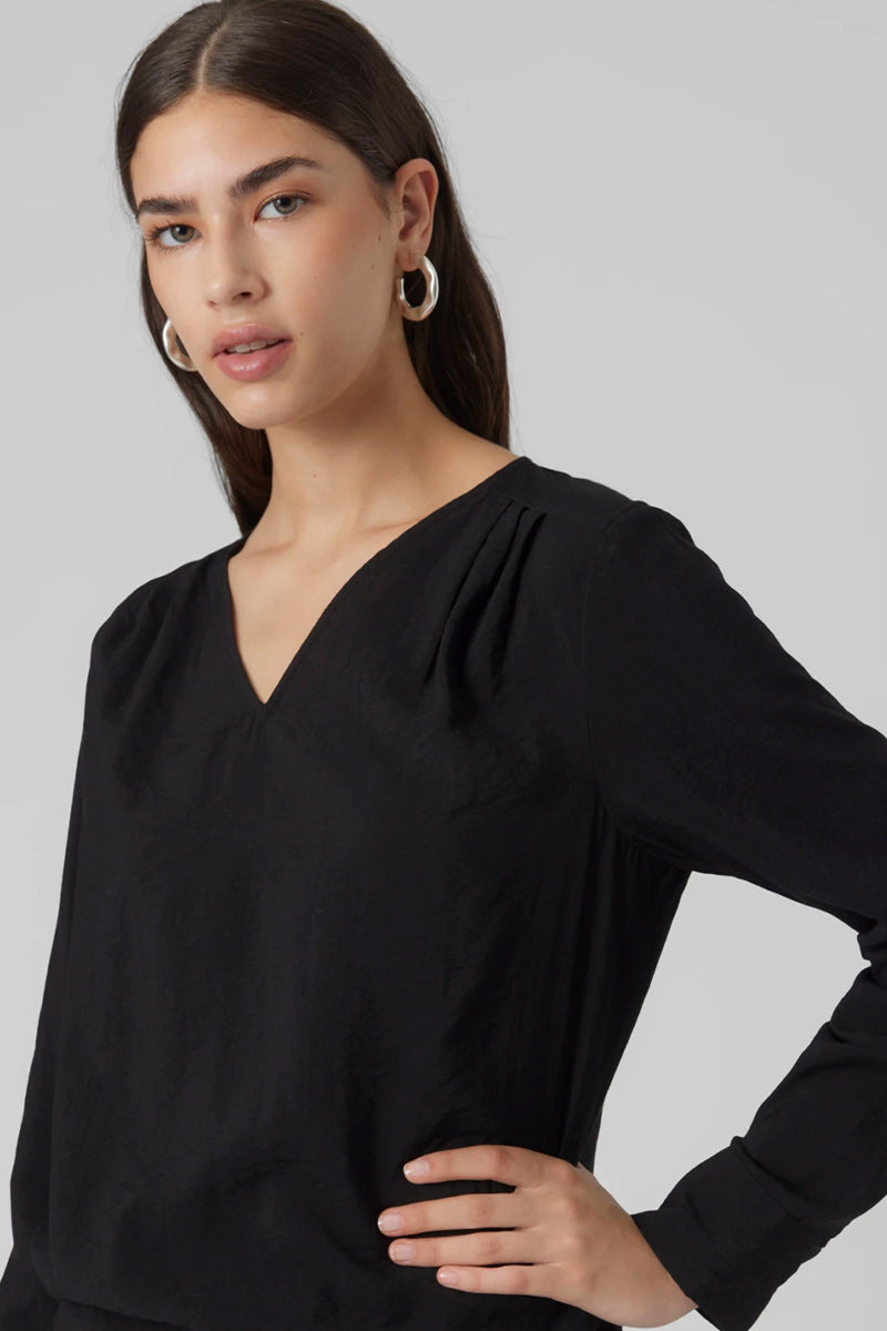 Vero Moda blouse lange mouw - Solange Fashion