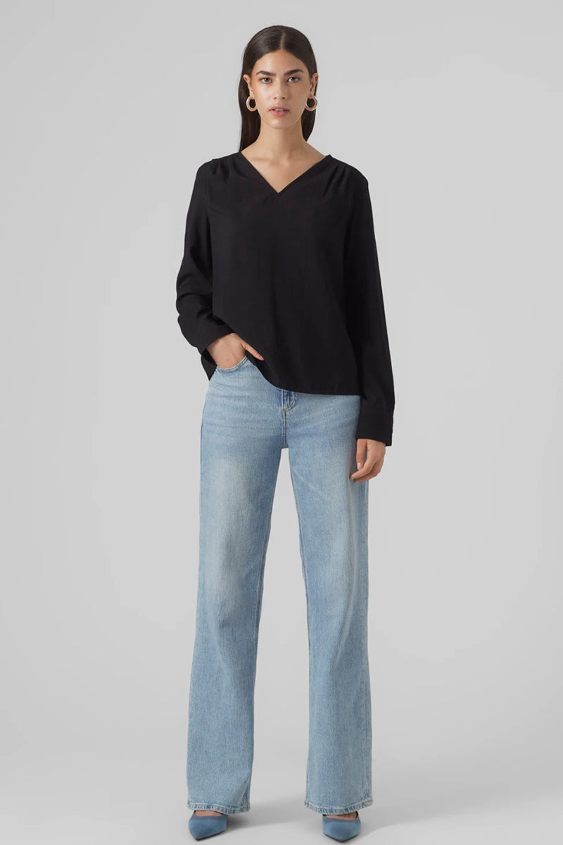 Vero Moda blouse lange mouw - Solange Fashion